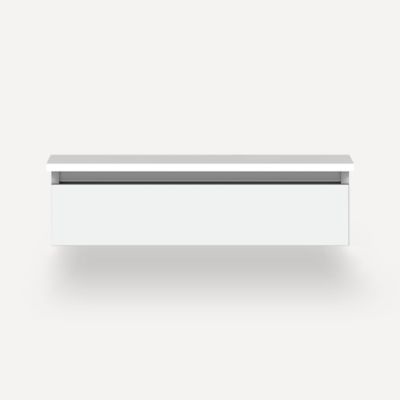 Robern VM30H1D21R26S 30" x 7-1/2" x 21", Matte White, False Front Drawer, Selectable Night Light, 2700K/4000K Temperature (Wa