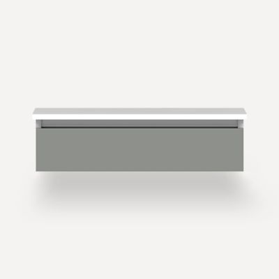 Robern VM30H1D21R27N 30" x 7-1/2" x 21", Matte Gray, False Front Drawer