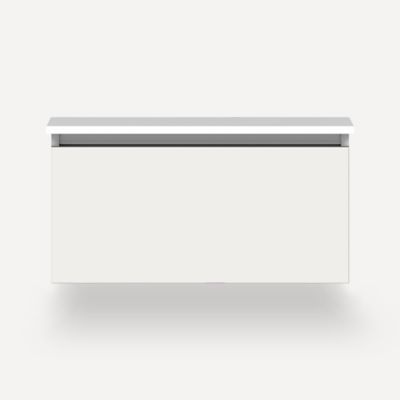 Robern VM30H2D21F19N 30" x 15" x 21", Satin White, Full Drawer