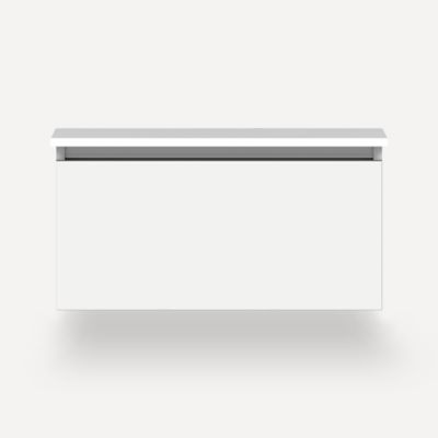 Robern VM30H2D21F21N 30" x 15" x 21", White, Full Drawer