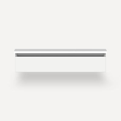 Robern VM36H1D21F21S 36" x 7-1/2" x 21", White, Full Drawer, Selectable Night Light, 2700K/4000K Temperature (Warm/Cool Light