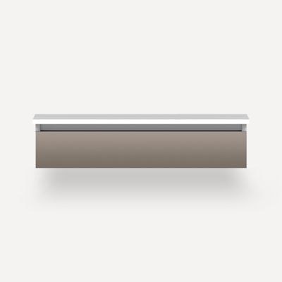Robern VM36H1D21P12S 36" x 7-1/2" x 21", Satin Bronze, Plumbing Drawer, Selectable Night Light, 2700K/4000K Temperature (Warm