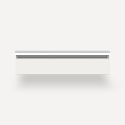 Robern VM36H1D21R19N 36" x 7-1/2" x 21", Satin White, False Front Drawer