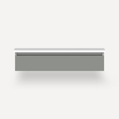 Robern VM36H1D21R27S 36" x 7-1/2" x 21", Matte Gray, False Front Drawer, Selectable Night Light, 2700K/4000K Temperature (War