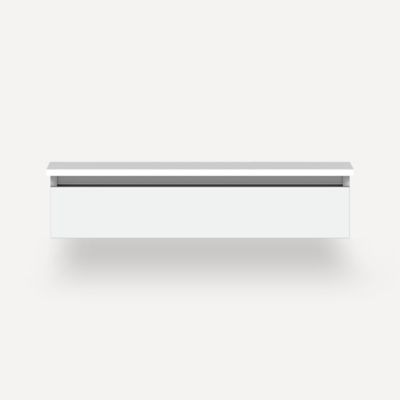 Robern VM36H1D21T26N 36" x 7-1/2" x 21", Matte White, Tip Out Drawer
