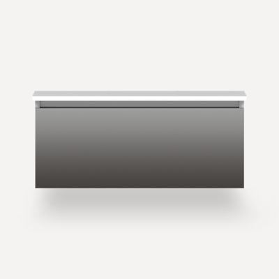 Robern VM36H2D21P11S 36" x 15" x 21", Tinted Gray Mirror, Plumbing Drawer, Selectable Night Light, 2700K/4000K Temperature (W