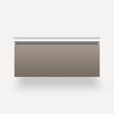 Robern VM36H2D21P12N 36" x 15" x 21", Satin Bronze, Plumbing Drawer