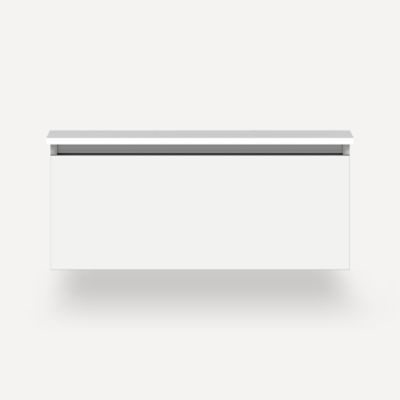 Robern VM36H2D21P21S 36" x 15" x 21", White, Plumbing Drawer, Selectable Night Light, 2700K/4000K Temperature (Warm/Cool Ligh