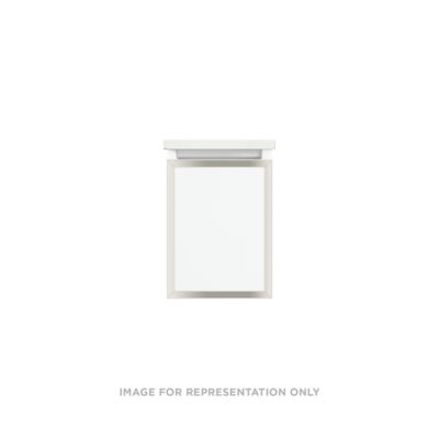 Robern VP12H2D21F12S77 Modular Vanity, 12" x 15" x 21", Satin Bronze, Polished Nickel Frame, Full Drawer, Selectable Night Li