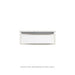 Robern VP24H1D21P26N77 Modular Vanity, 24" x 7-1/2" x 21", Matte White, Polished Nickel Frame, Plumbing Drawer