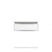 Robern VP24H1D21R26N76 Modular Vanity, 24" x 7-1/2" x 21", Matte White, Chrome Frame, False Front Drawer