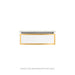 Robern VP24H1D21R27N82 Modular Vanity, 24" x 7-1/2" x 21", Matte Gray, Matte Gold Frame, False Front Drawer