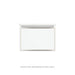 Robern VP24H2D21P19N77 Modular Vanity, 24" x 15" x 21", Satin White, Polished Nickel Frame, Plumbing Drawer