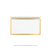 Robern VP30H2D21P28N82 Modular Vanity, 30" x 15" x 21", Matte Black, Matte Gold Frame, Plumbing Drawer