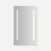 Robern YC2440D4P1R3 Vitality Lighted Cabinet, 24" x 40" x 4", Columnn Light Pattern, Soft White (3000K), Dimmable, Electrical