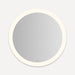 Robern YM0030CPFPD3 Vitality Lighted Mirror, 30" Round, Perimeter Light Pattern, Warm White (3000K), Dimmable, Defogger