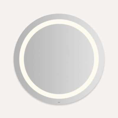 Robern YM0040CIFPD3 Vitality Lighted Mirror, 40" Round, Inset Light Pattern, Warm White (3000K), Dimmable, Defogger