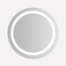 Robern YM0040CIFPD4 Vitality Lighted Mirror, 40" Round, Inset Light Pattern, Cool White (4000K), Dimmable, Defogger