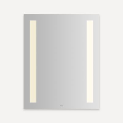 Robern YM2430RCFPD3 Vitality Lighted Mirror, 24" x 30" x 1-3/4", Column Light Pattern, Warm White (3000K), Dimmable, Defogger