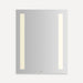 Robern YM2430RCFPD3 Vitality Lighted Mirror, 24" x 30" x 1-3/4", Column Light Pattern, Warm White (3000K), Dimmable, Defogger