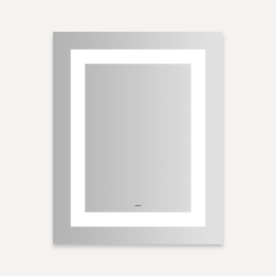 Robern YM2430RIFPD4 Vitality Lighted Mirror, 24" x 30" x 1-3/4", Inset Light Pattern, Cool White (4000K), Dimmable, Defogger