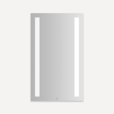 Robern YM2440RCFPD4 Vitality Lighted Mirror, 24" x 40" x 1-3/4", Column Light Pattern, Cool White (4000K), Dimmable, Defogger