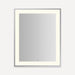 Robern YM2531RPSMD376 Sculpt Lighted Mirror, 25” x 31” x 2-1/4", Slim Museum Frame, Chrome, Perimeter Light Pattern, Warm Whi