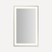 Robern YM2541RPSMD376 Sculpt Lighted Mirror, 25” x 41” x 2-1/4", Slim Museum Frame, Chrome, Perimeter Light Pattern, Warm Whi