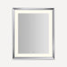 Robern YM2733RPCMD376 Sculpt Lighted Mirror, 27” x 33” x 2-5/16”, Chamfer Museum Frame, Chrome, Perimeter Light Pattern, Warm