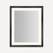 Robern YM2733RPCMD3K83 Sculpt Lighted Mirror, 27” x 33” x 2-5/16”, Chamfer Museum Frame, Matte Black, Perimeter Light Pattern