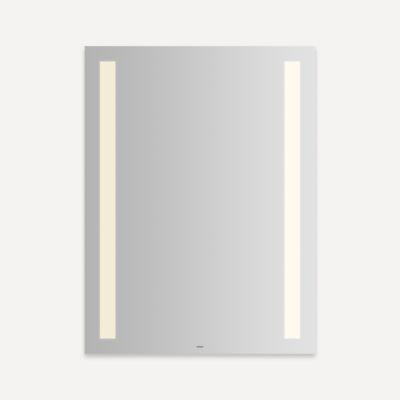 Robern YM3040RCFPD3 Vitality Lighted Mirror, 30" x 40" x 1-3/4", Column Light Pattern, Warm White (3000K), Dimmable, Defogger