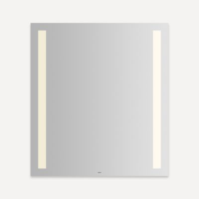 Robern YM3640RCFPD3 Vitality Lighted Mirror, 36" x 40" x 1-3/4", Column Light Pattern, Warm White (3000K), Dimmable, Defogger