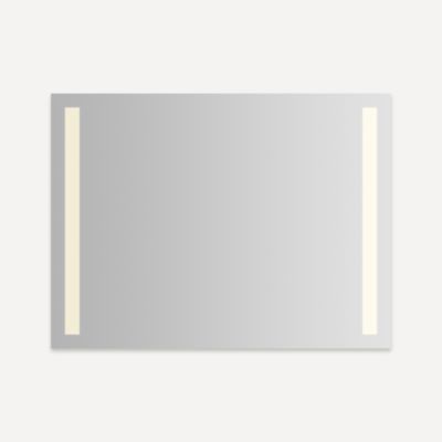 Robern YM4836RCFPD3P Vitality Lighted Mirror, 48" x 36" x 1-3/4", Column Light Pattern, Warm White (3000K), Dimmable, Defogge