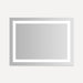 Robern YM4836RIFPD4P Vitality Lighted Mirror, 48" x 36" x 1-3/4", Inset Light Pattern, Cool White (4000K), Dimmable, Defogger