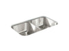 Sterling 11406 McAllister 32" Undermount Double-bowl Kitchen Sink, Stainless Steel