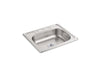 Sterling 14631-3 Middleton 25" Top-mount Single-bowl Kitchen Sink, Stainless Steel