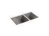 Sterling 20025-PC Ludington 32" Undermount Double-bowl Kitchen Sink, Stainless Steel