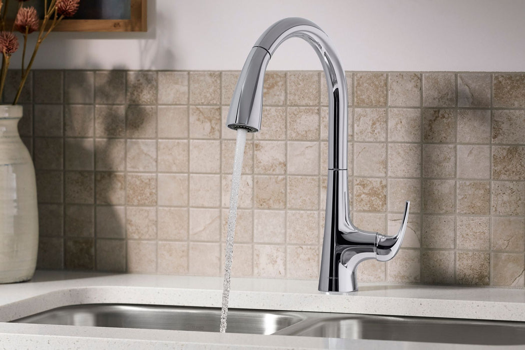 Sterling 24274 Medley Pull-down Single-handle Kitchen Faucet, Polished Chrome