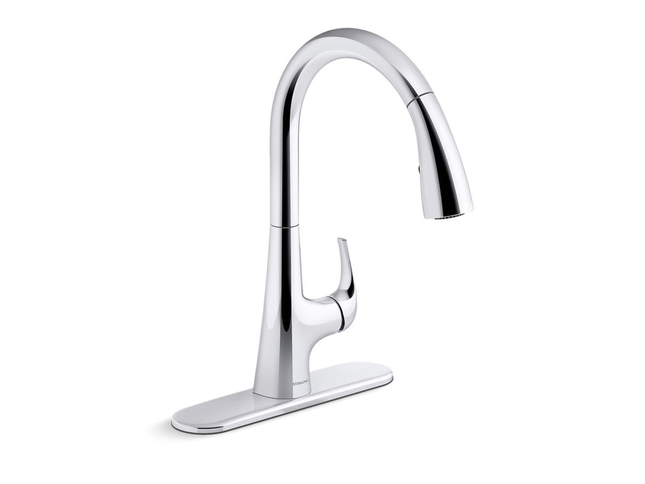 Sterling 24274 Medley Pull-down Single-handle Kitchen Faucet, Polished Chrome