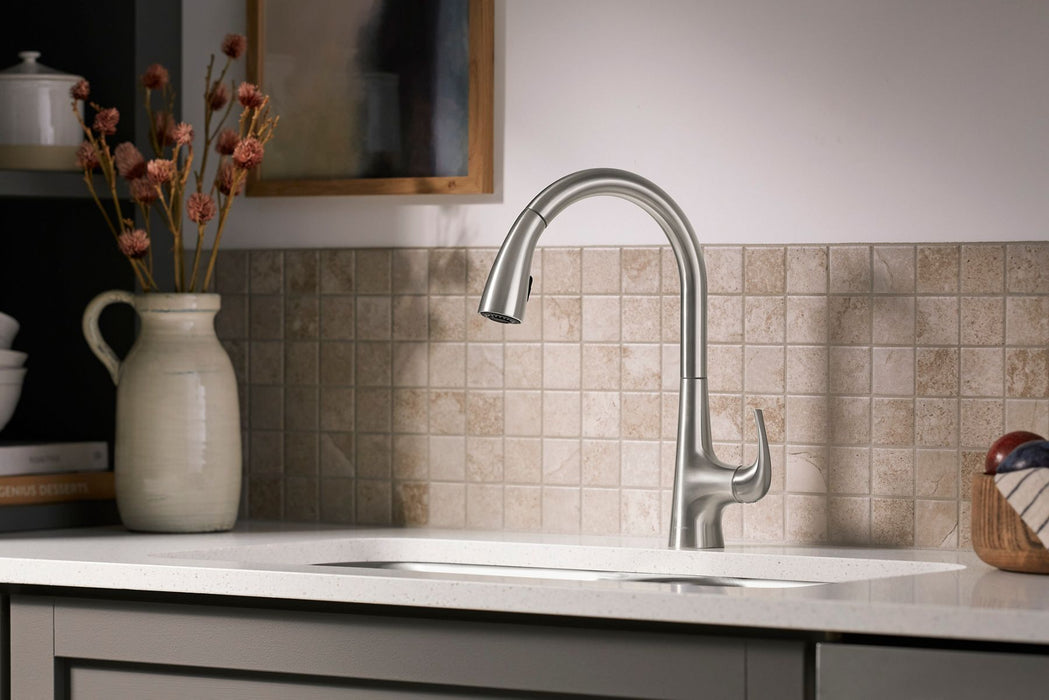 Sterling 24274 Medley Pull-down Single-handle Kitchen Faucet, Vibrant Stainless