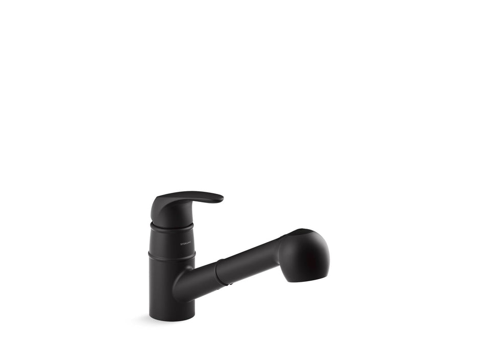 Sterling 24277 Valton Pull-out Single-handle Kitchen Faucet, Matte Black