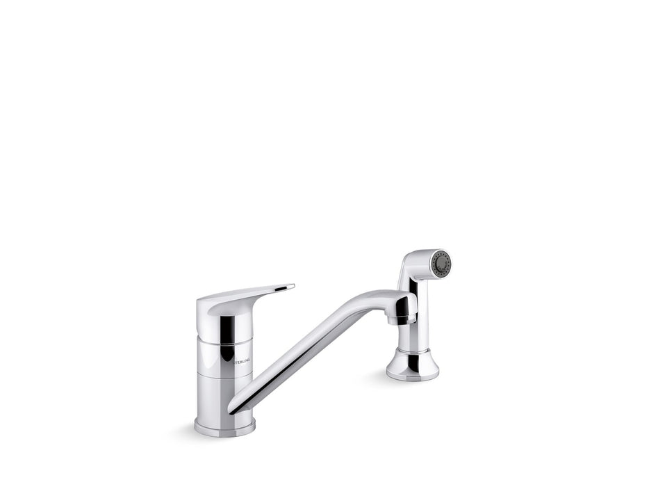 Sterling 24278 Valton Single-handle Kitchen Sink Faucet with Sidespray, Polished Chrome