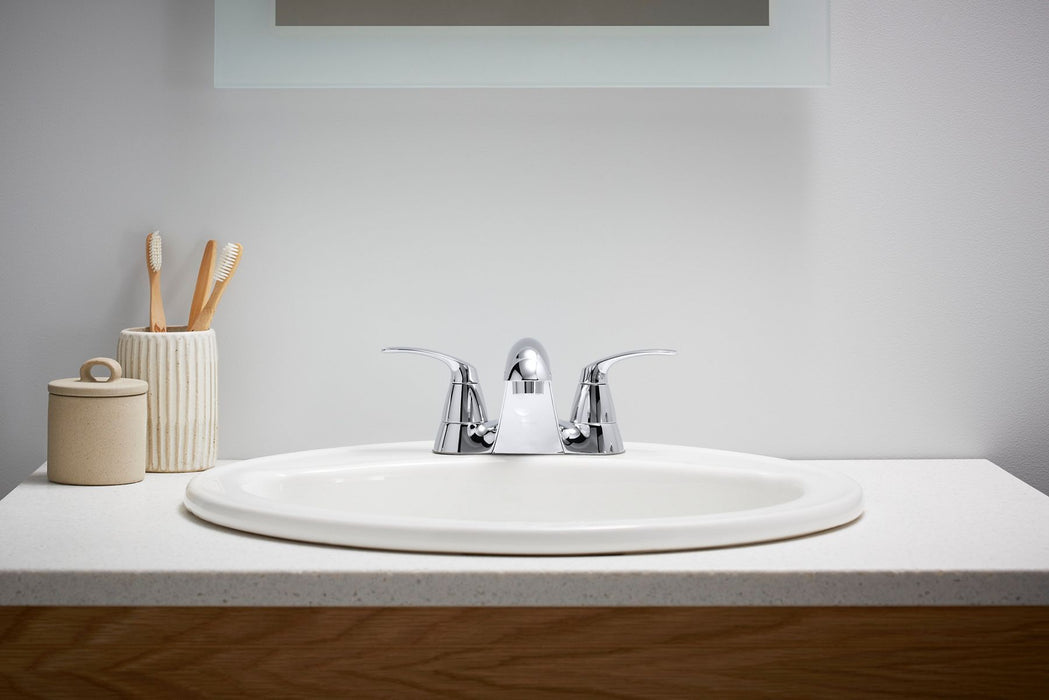 Sterling 24818-4 Valton Centerset Bathroom Sink Faucet, 1.2 GPM, Polished Chrome