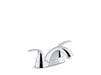Sterling 24818-4 Valton Centerset Bathroom Sink Faucet, 1.2 GPM, Polished Chrome