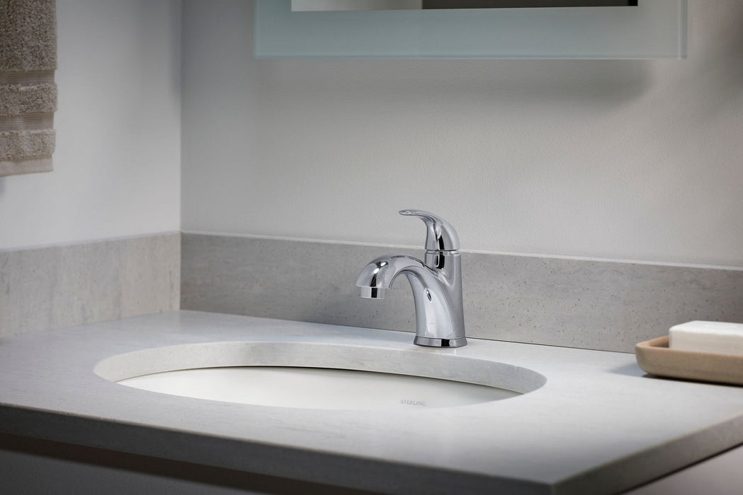 Sterling 24819-4 Valton Single-handle Bathroom Sink Faucet, 1.2 GPM, Polished Chrome