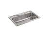 Sterling 24912-4 Southhaven 33" Top-mount Single-bowl Kitchen Sink, Stainless Steel