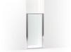 Sterling 26936-3G06 Standard Pivot Shower Door, 64" H x 32-3/4"–34-1/4" W, with 1/8"-thick Rain Textured Glass, Silver
