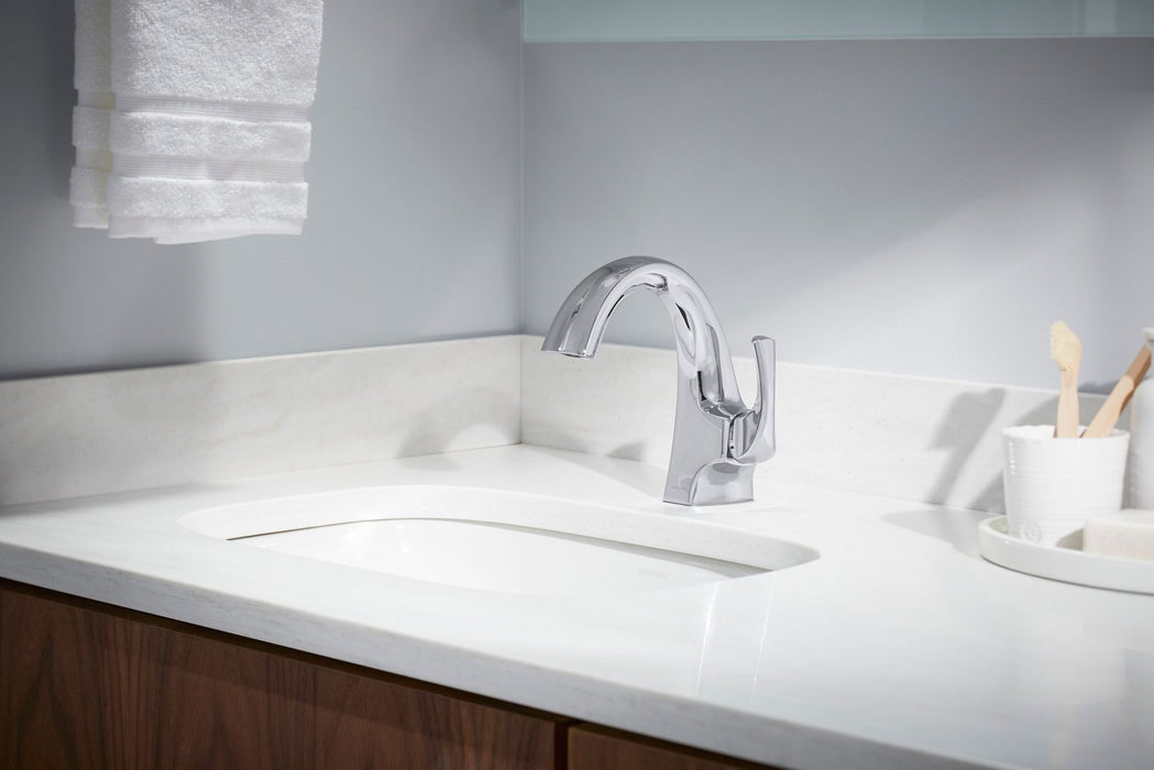 Sterling 27371-4 Medley Single-handle Bathroom Sink Faucet, 1.2 GPM, Polished Chrome