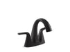 Sterling 27376-4 Medley Centerset Bathroom Sink Faucet, 1.2 GPM, Matte Black