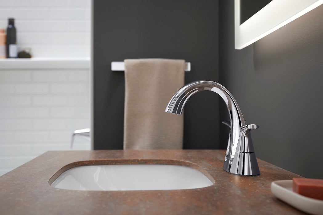 Sterling 27376-4N Medley Centerset Bathroom Sink Faucet, 0.5 GPM, Polished Chrome
